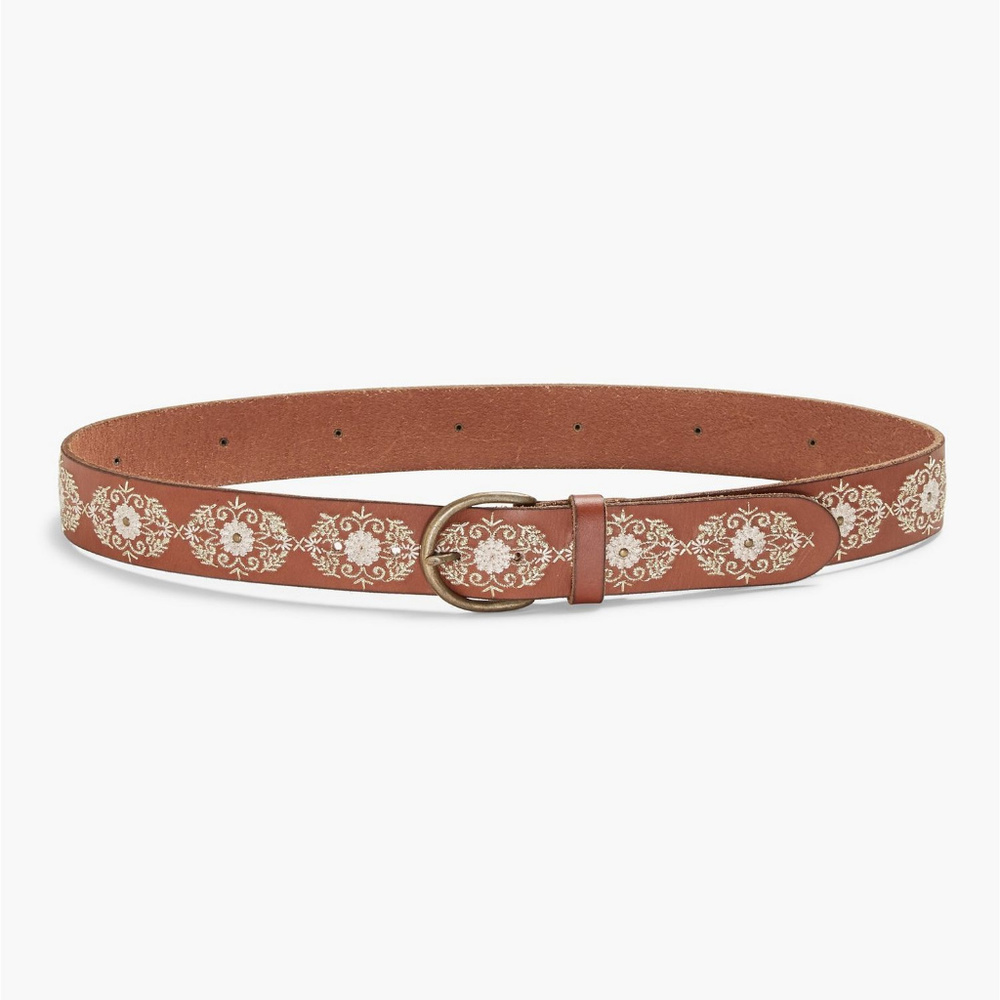 Lucky Brand  Floral Stud Belt